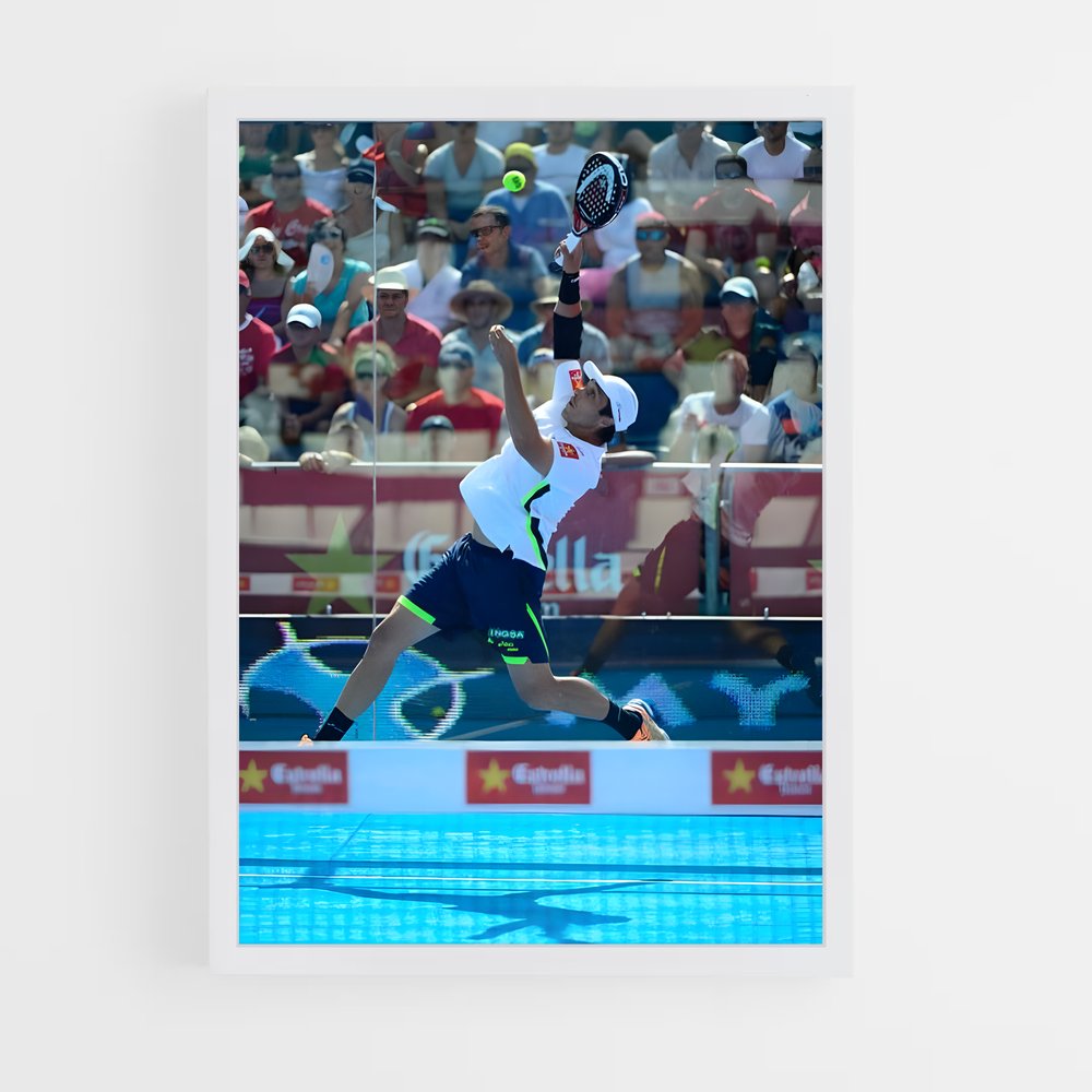 Poster Service Australien – affiche Padel (vue 3)